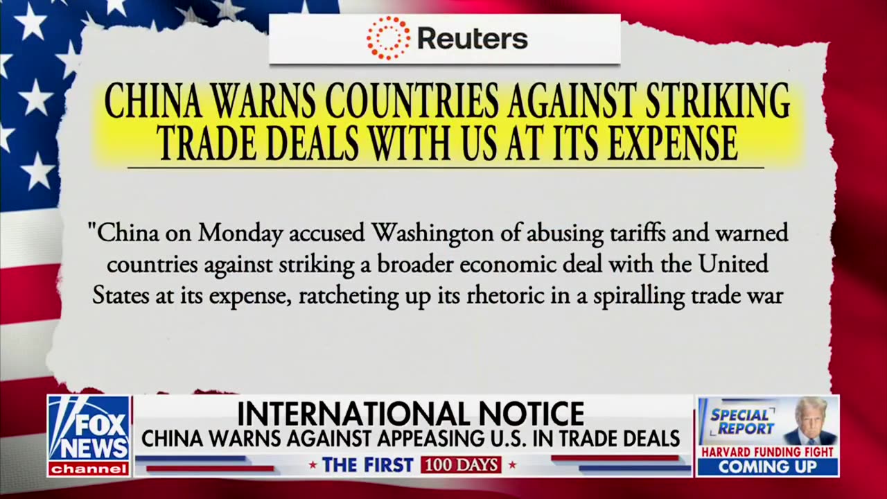 Brit Hume Says US Has Something 'In Our Favor' To Help Outlast China In Trade Fight