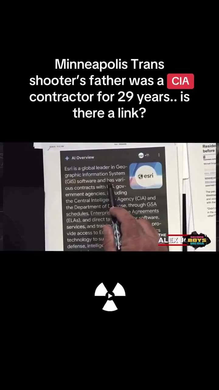 Minneapolis shooters father was a CIA contractor for 29 years...