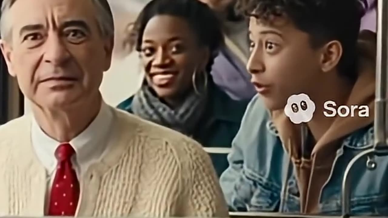 The passengers of the 67 bus ask Mr Rogers about PEEPEE TIME