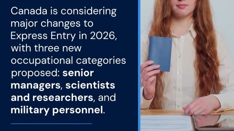 Canada proposes three new occupational categories for Express Entry in 2026