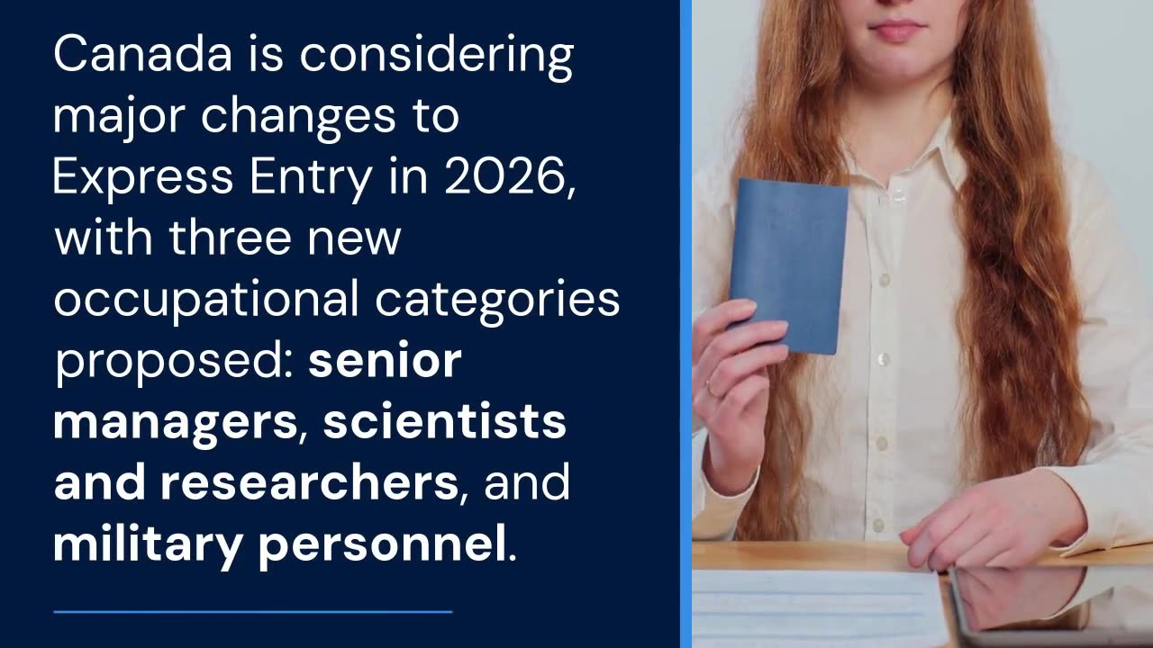 Canada proposes three new occupational categories for Express Entry in 2026