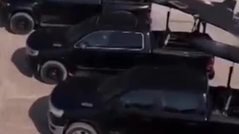 Video reveals the truth: Russian Geran-2 drones take off from American RAM 1500 pickups