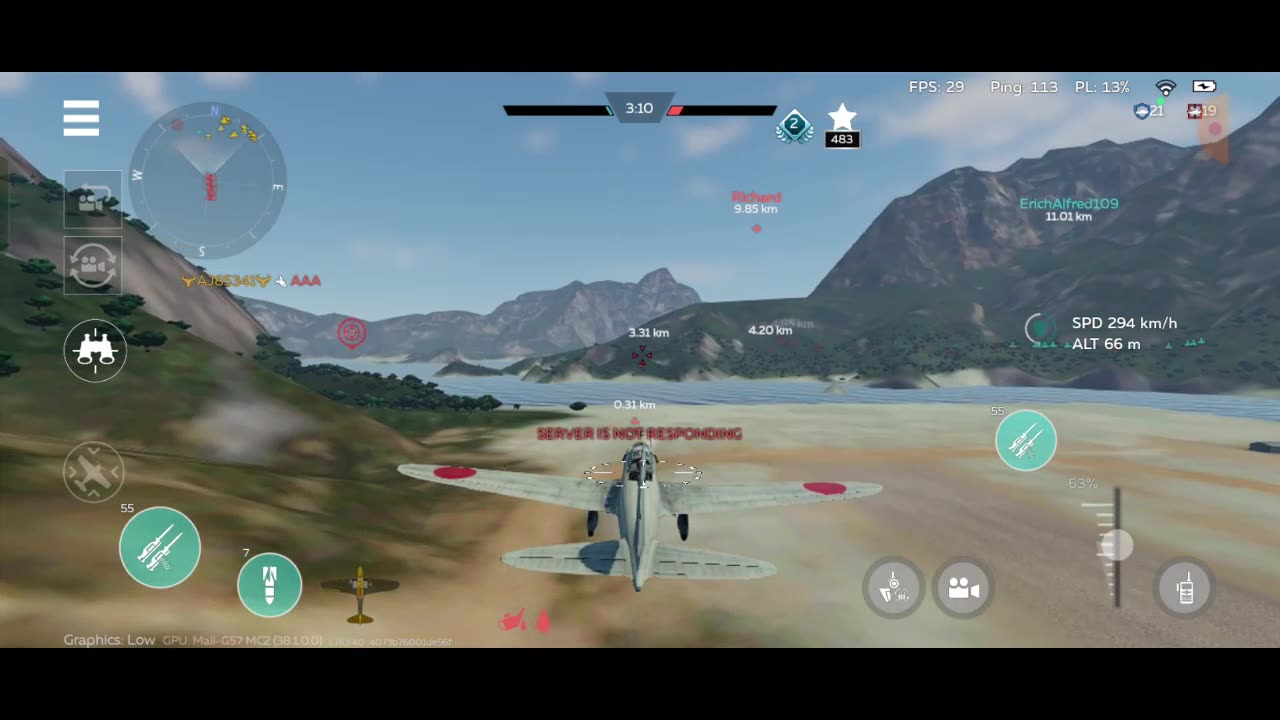 3 kills ki Japanese Tier 1 fighter plane Ki-27