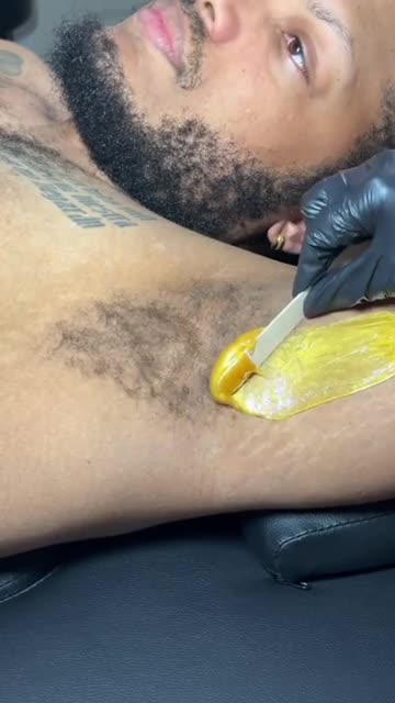 @indieesthetics Underarm Waxing Demo | Sexy Smooth Golden Allure Hard Wax for Sensitive Skin