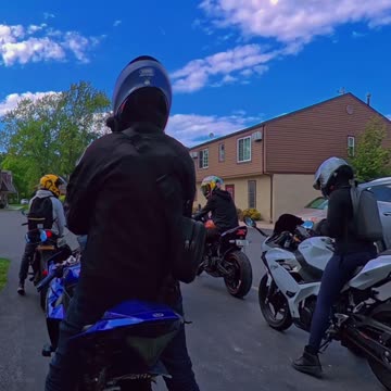 End to a nice day of Riding