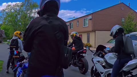 End to a nice day of Riding