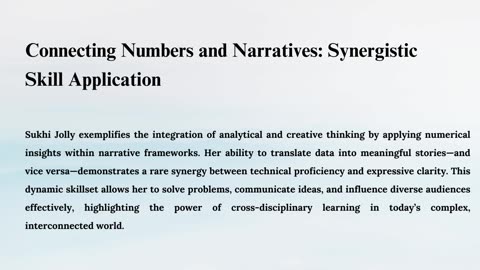From Equations to Expression: Sukhi Jolly’s Learning Journey