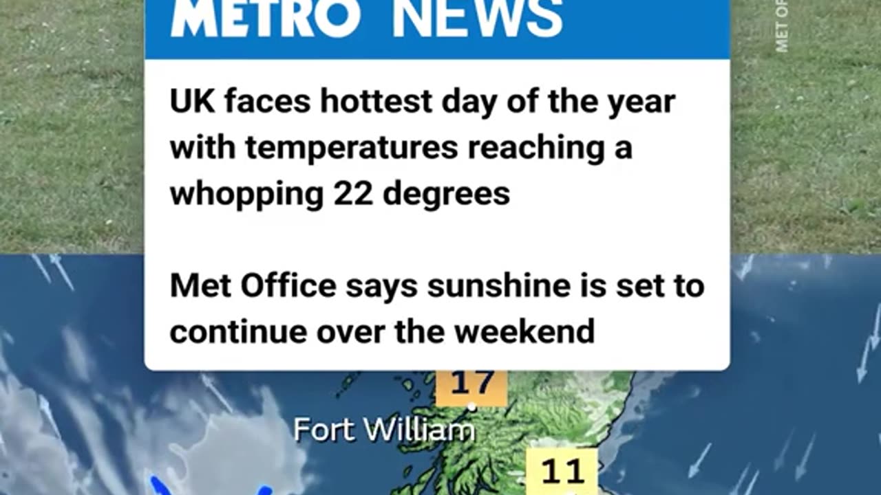 The Met Office has officially declared Friday the hottest day of 2025 so far
