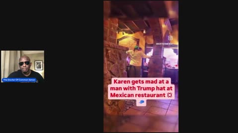 Liberal Karen Insults Older Couple At Mexican Restaurant Because Of Trump Hat