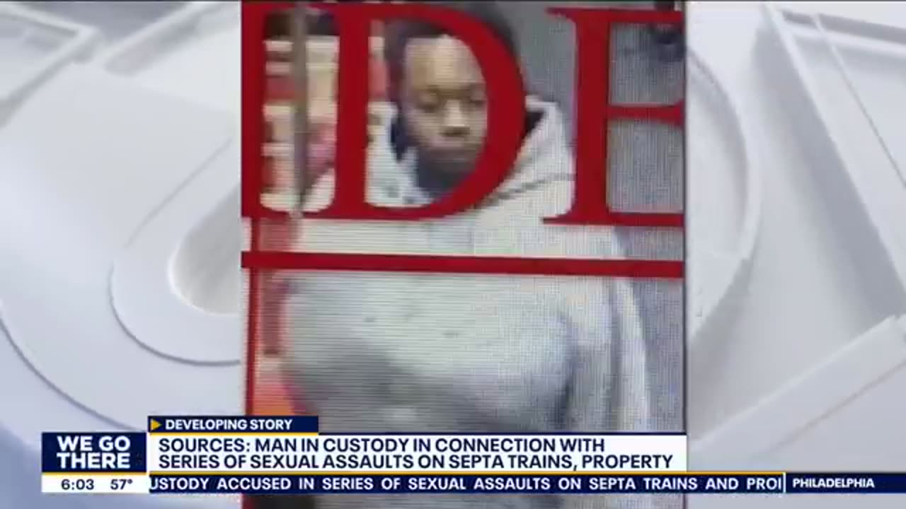 Black man in custody accused in series of sexual assaults on SEPTA trains
