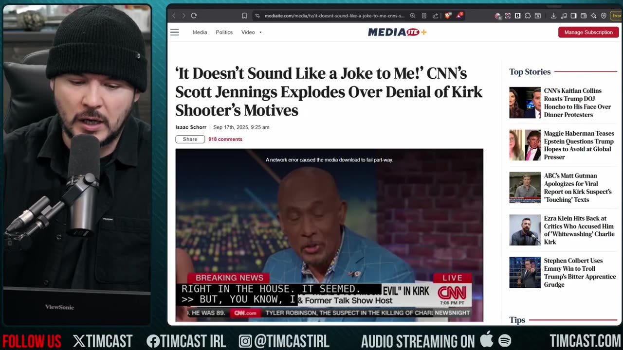 MSM Calls Charlie Assassin Very Touching, CNN Calls Killing A Love Story | Tim Pool