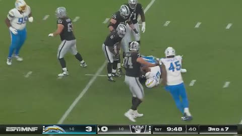 US Sports Football Feat. Los Angeles Chargers vs Las Vegas Raiders Game Highlights 