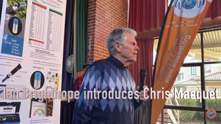 Ian Brighthope introduces Chris Macquet