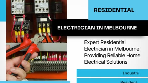 Expert Residential Electrician in Melbourne Providing Reliable Home Electrical Solutions