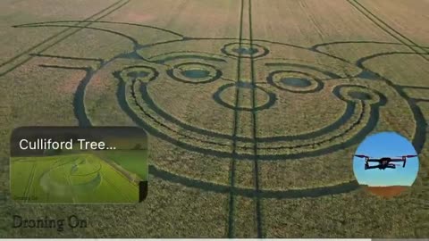 Jester or elf shaped crop circle from 6/10/25 near Stonehenge… man made or phenomena?