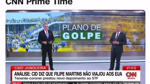 - A CNN Brasil repercute mais uma vergonha na farsa da "trama do golpe".
