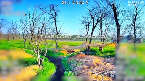 🎯🛸 Ukraine Russia War | Russian Fiber-Optic Drone Strike on AFU Position | RCF