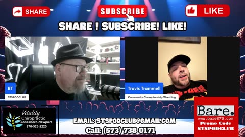LIVE!! Travis Trammell talks wrestling with Brian Tramel!