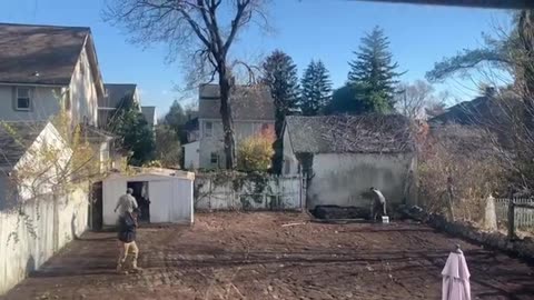 Final Leveling Backyard in Our House - Shabbir Infotainment