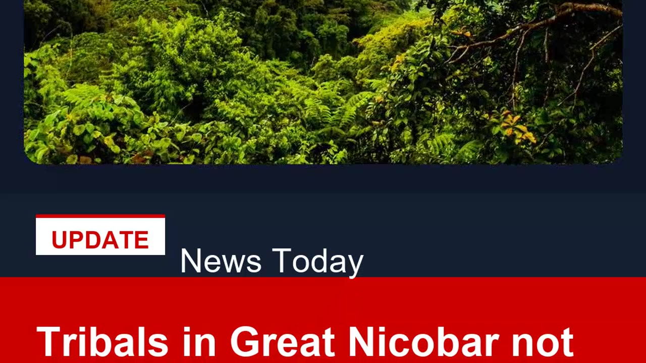 Tribals in Great Nicobar not against development but lack info about mega project NCST member