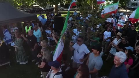 Minister Mark Mitchell Addresses Supporters of the Shah in Ponsonby