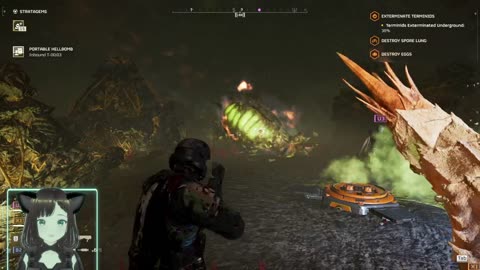 Hive Dive Level 3 #helldivers2 #gamergirl #funny