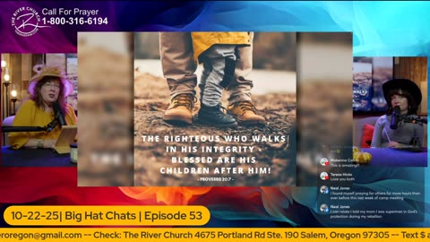 10-22-25 | Big Hat Chats w/ Pastor Lorri & Hannah | Episode 53