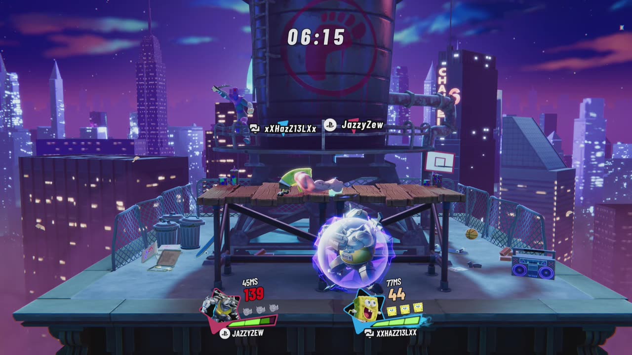 1v1 Ranked Sponge Bob, Rock Steady Nickelodeon All-Star Brawl 2 NASB 2
