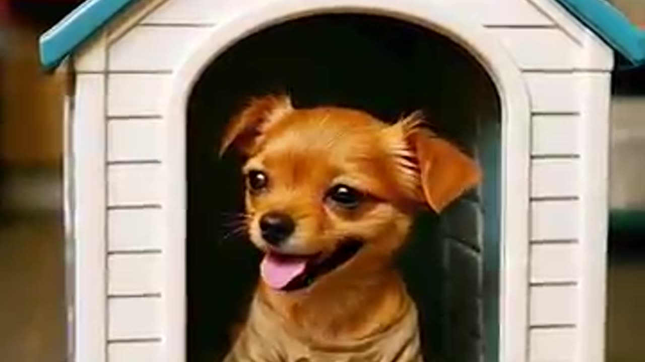 The poor puppy didn't have home so, his rich friends making fun of him