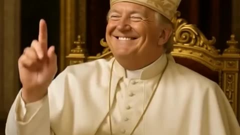 Donald Trump aveva pubblicato una foto vestito da Papa e l'ha postata sul suo social Truth:la nostra animazione..fu pubblicata pochi giorni prima dell'elezione al conclave 2025 di Papa Leone XIV il papa americano Robert Francis Prevost