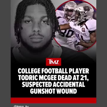 rip to todric Mcgee college football player was it accidental suicide or homicide 🙏🕊🕯🪦🏈04/22/255
