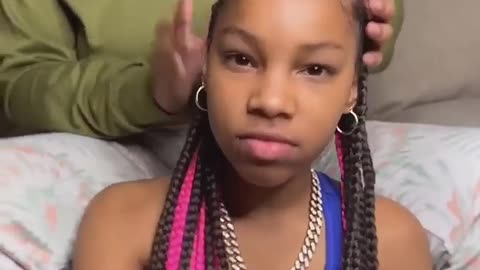WATCH HER HAIR TRANSFORM