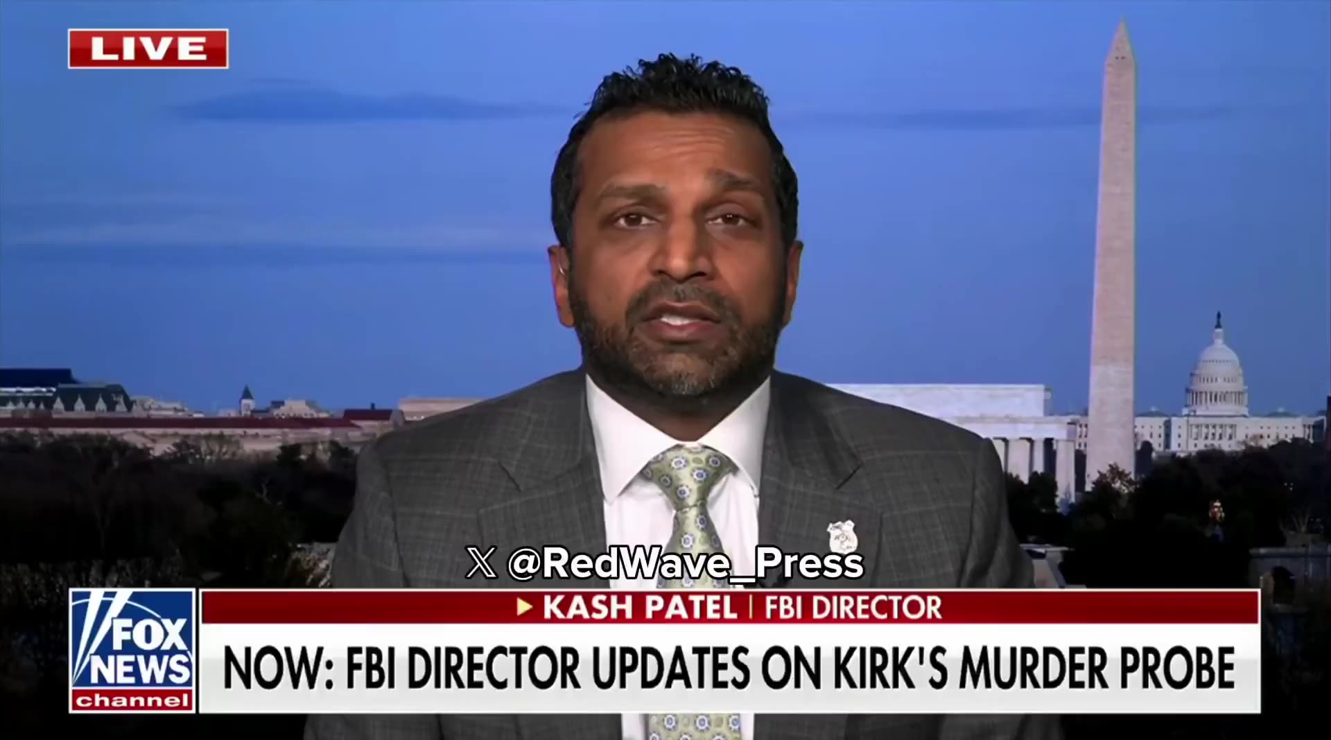 Kash Patel Reveals Shooters Chilling Final Note