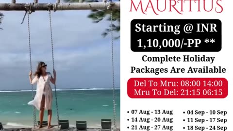 Best Mauritius tour package in hisar