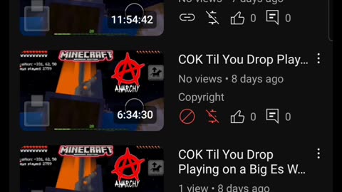 206.5 Hours (8.60 days) of Streaming Minecraft Nonstop!!