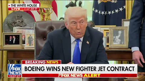 President Trump unveils a BRAND NEW fighter jet, the F-47