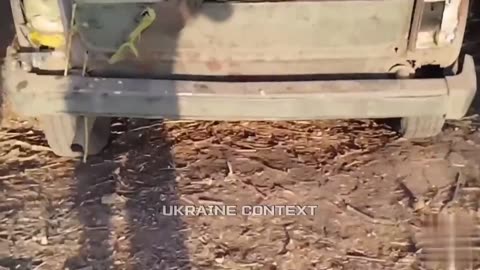 ⚡🚁 Ukraine Russia War | Russian Soldier Examines Damage from Ukrainian Drone Rocket | RCF