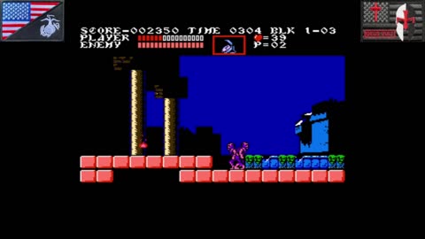 悪魔城伝説 [English Translated] (Nintendo Famicom - 1989) [JP Version of "Castlevania III: Dracula's Curse"]