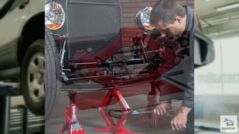 BIG RED T10152 Torin Steel Scissor Lift Jack Car Kit, 1.5 Ton (3,000 lb) Capacit