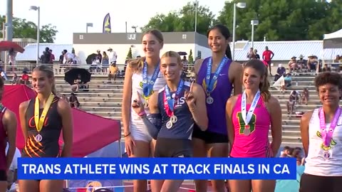 Transgender athlete wins at track finals in California