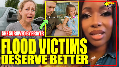 She Prayed to Survive the Flood… Jasmine Crockett Made It About Herself.