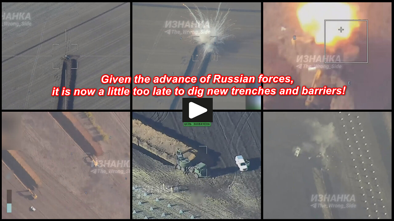 West Donetsk: Russian Lancet UAV-s they burn Ukrainian engineering equipment