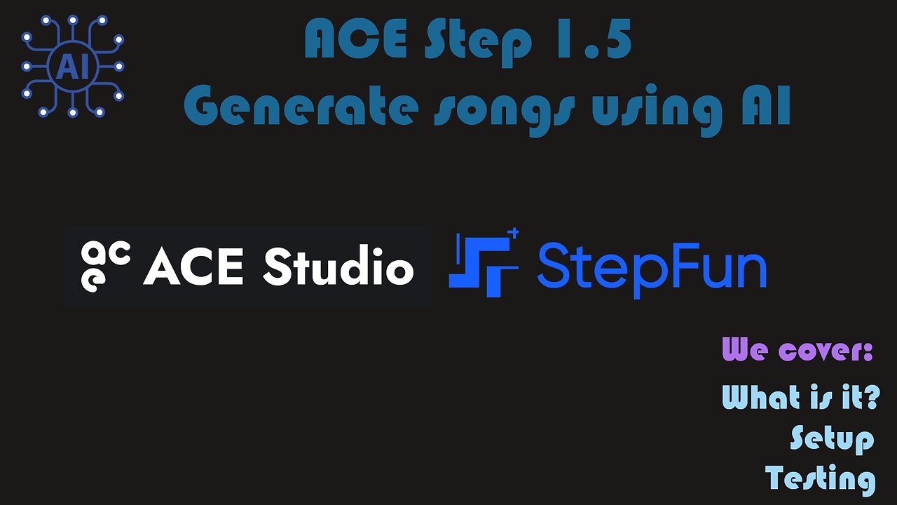 ACE Step 1.5 - Generate full songs using AI