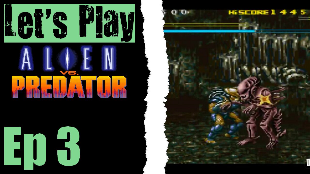 Let's Play Alien Vs Predator - 03 Like A Blade Movie
