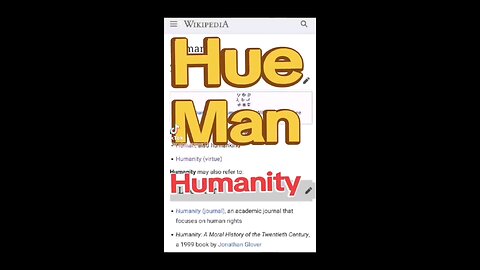 Human Hue-Man-ity