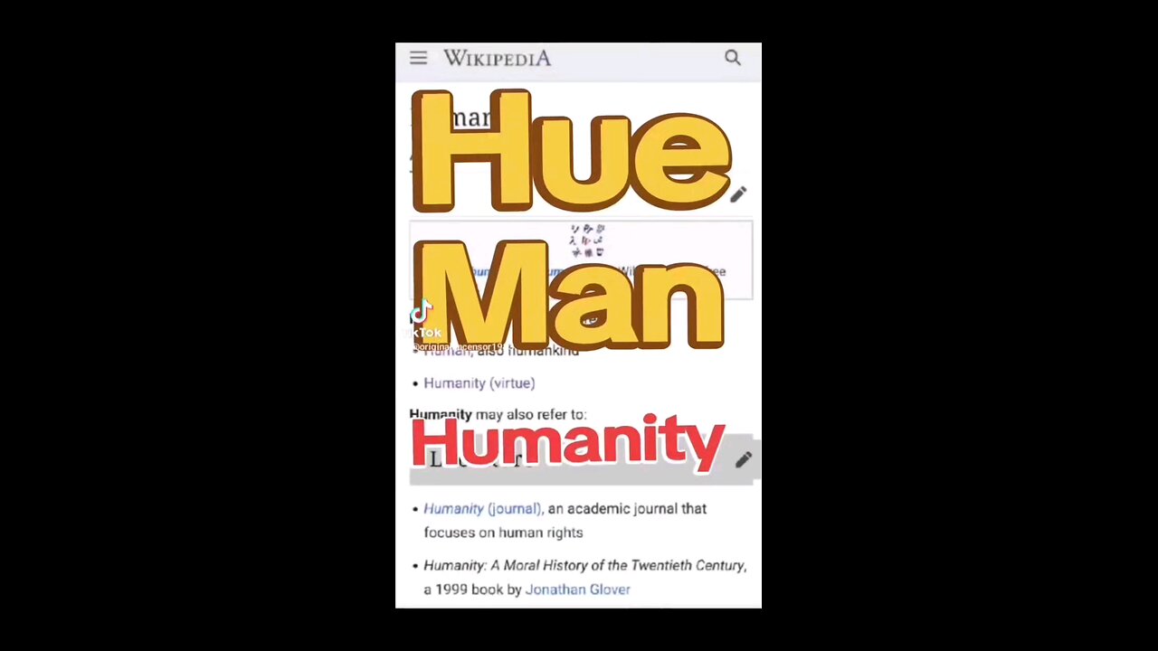 Human Hue-Man-ity