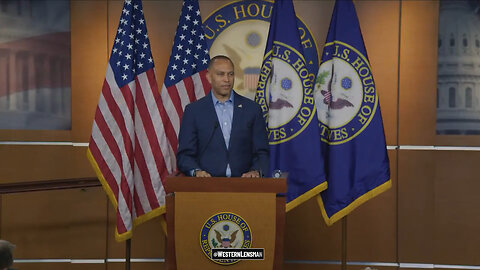 Hakeem Jeffries Doubles Down On Unmasking Federal Agents So They Can Be Doxxed & Threatened By Libs