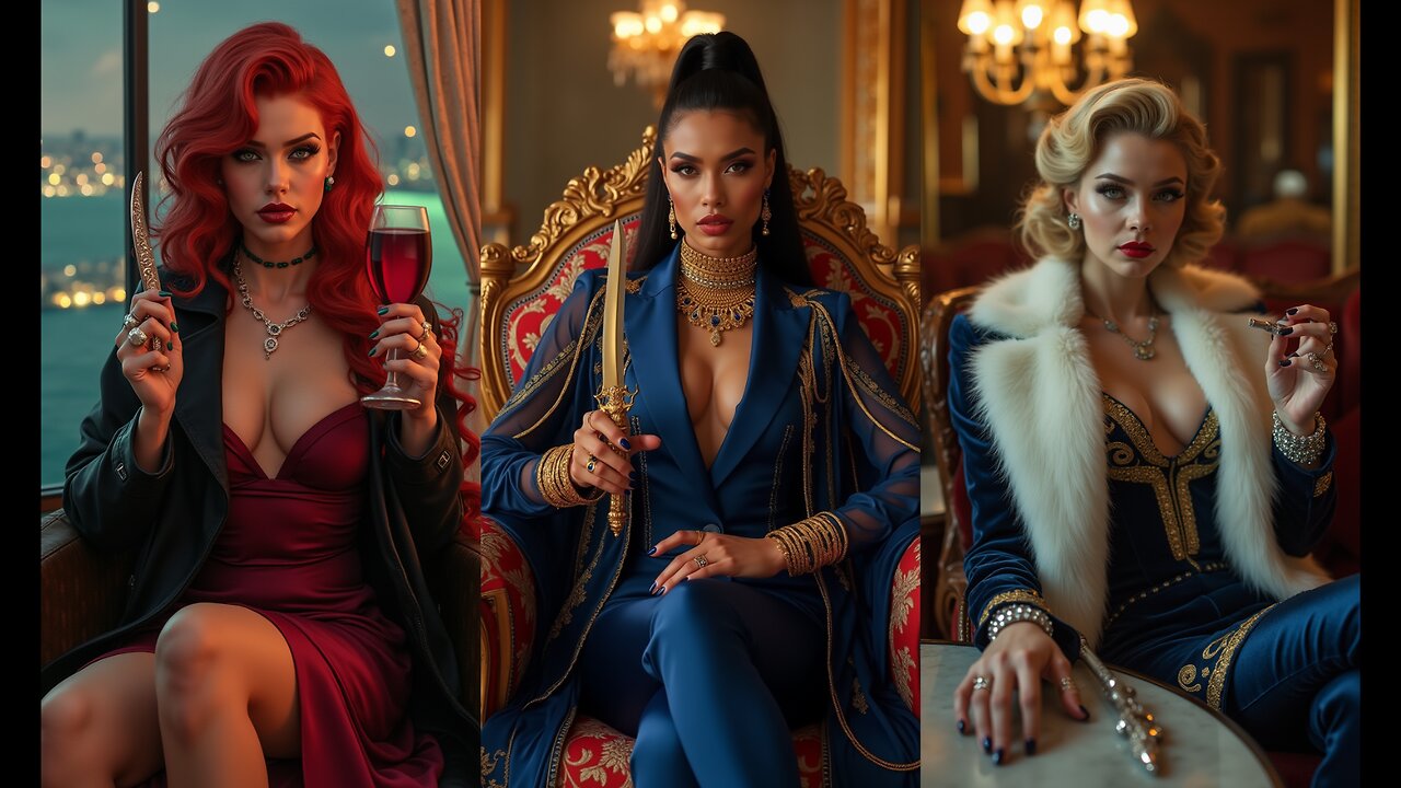 Disney Queens as Mafia Boss | AI Generated