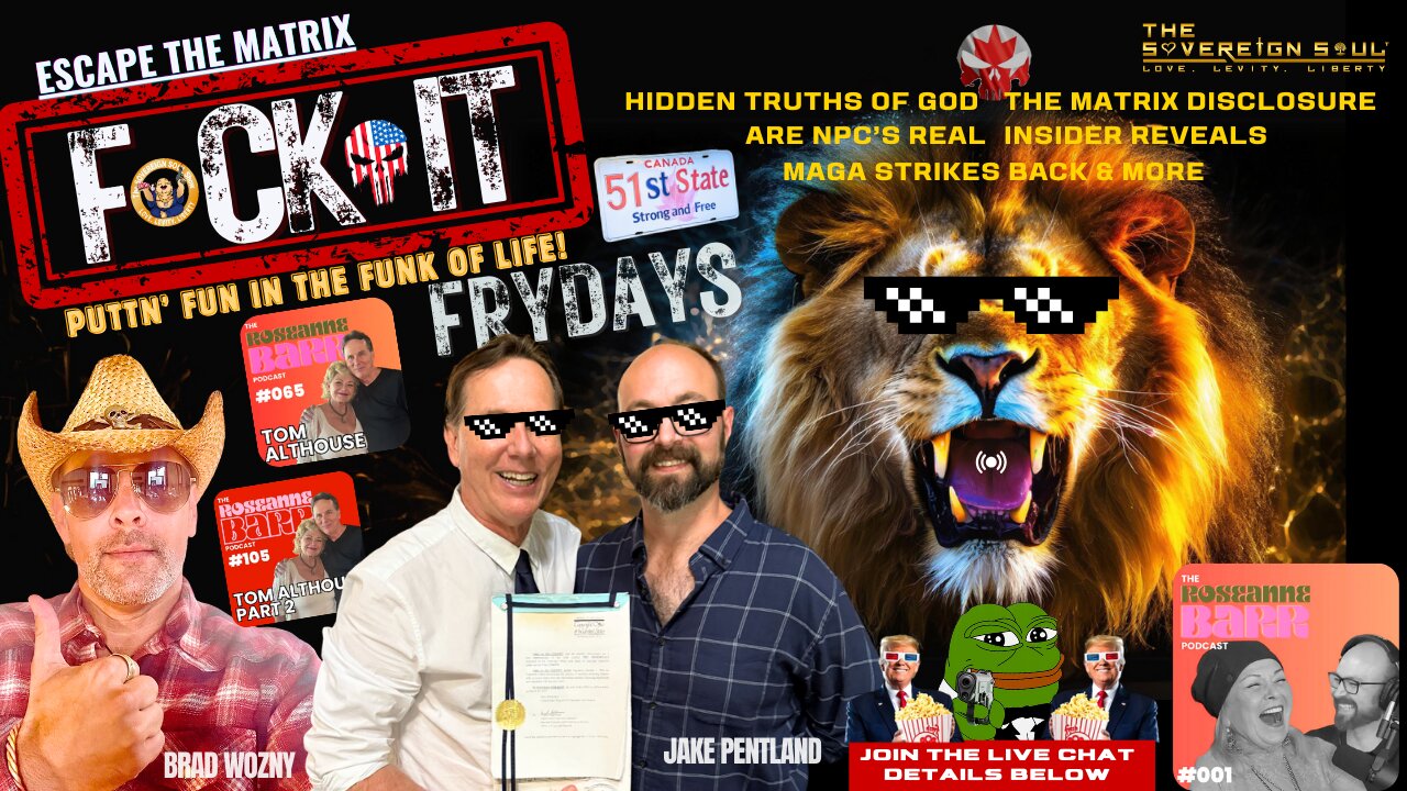 F😂CKIT FRIDAY Tom Althouse, Jake Pentland of Roseanne Barr Show Drop MAGA LOLs & Truth Bombs Galore