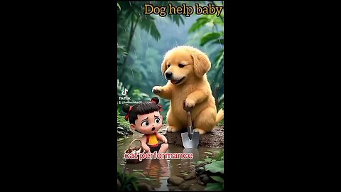 dog help baby children